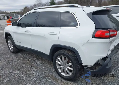 2016 Jeep Cherokee Limited z USA, uszkodzony, nr VIN 1C4PJMDB8GW285018